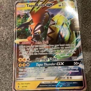 Pokémon card Tapu Koko GX
